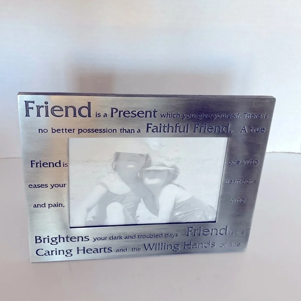 Photo Frame Glass Silver Size 4” X 6”